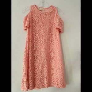 *Open Shoulder Girls dress